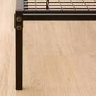 シングルパイプベッド (バジーナF BK) 18枚目画像