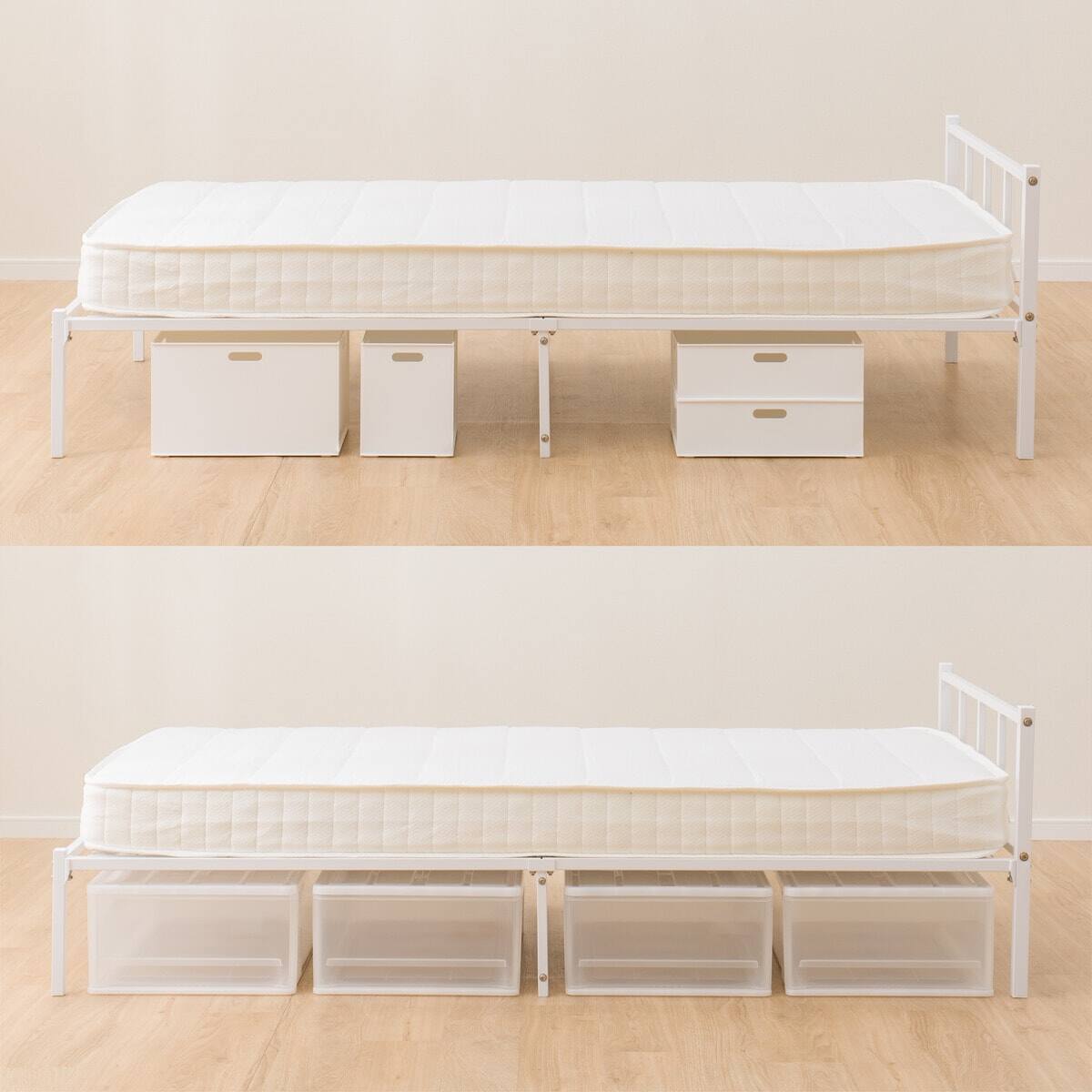 シングルパイプベッド(バジーナF WH) | ニトリネット【公式】 家具