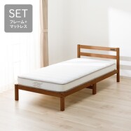  【選べるマットレス】すのこベッドフレームセット(PC501)