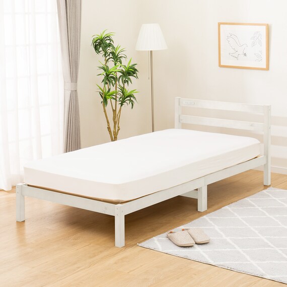 シングル すのこベッドフレーム(PC501 WW-S) 6枚目画像