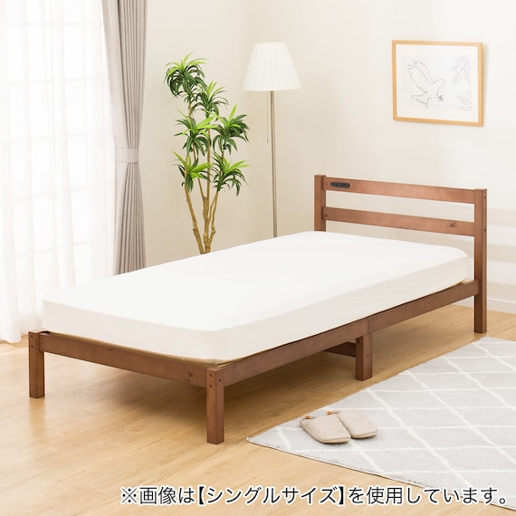 セミダブル すのこベッドフレーム(PC501 MBR-S) 6枚目画像