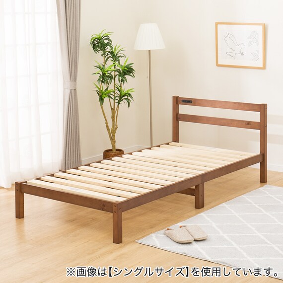 セミダブル すのこベッドフレーム(PC501 MBR-S) 7枚目画像