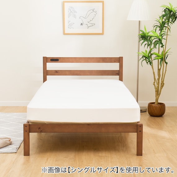 セミダブル すのこベッドフレーム(PC501 MBR-S) 9枚目画像