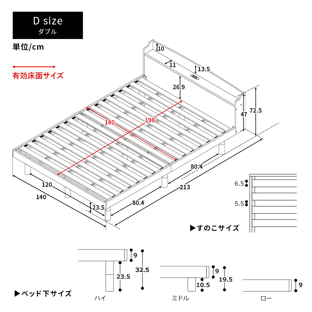 7月31日まで。ダブルベッド&すのこ付き 組み立て不要 ニトリ NITORI 7月31日まで。ダブルベッド&すのこ付き 組み立て不要 ニトリ