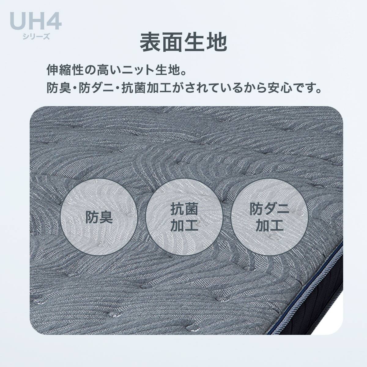 ダブル圧縮 ポケットコイルマットレス(UH4) | ニトリネット【公式