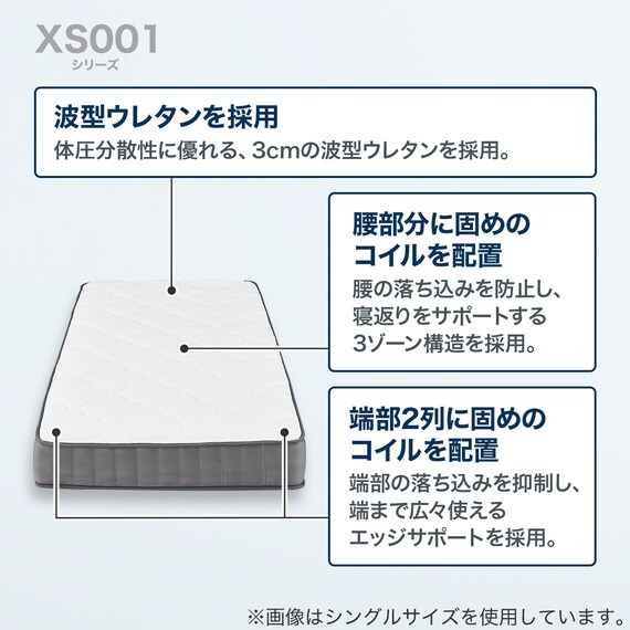 シングルマットレス(XS001) 3枚目画像