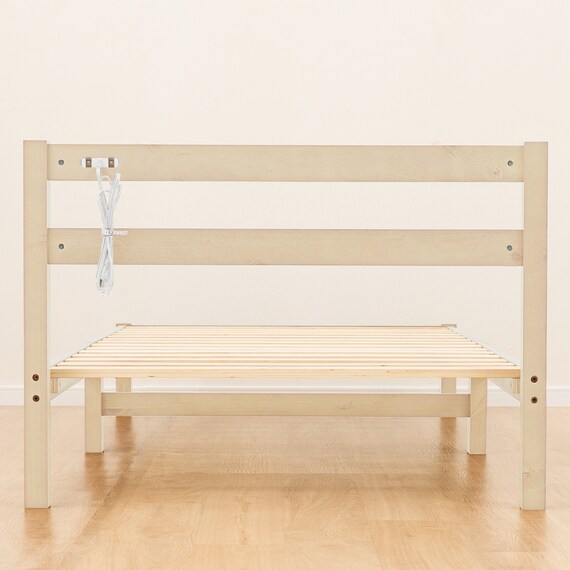 すのこベッドフレーム シングル (PC501 S コンセント付き NA) 10枚目画像