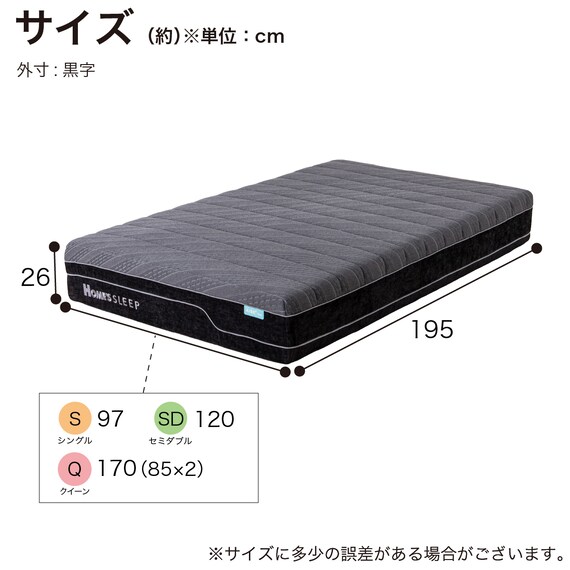 シングルマットレス(ウェーブフィット)【島忠ホームズ商品】 11枚目画像