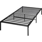 シングルベッドフレーム(PW051 BK) 1枚目画像