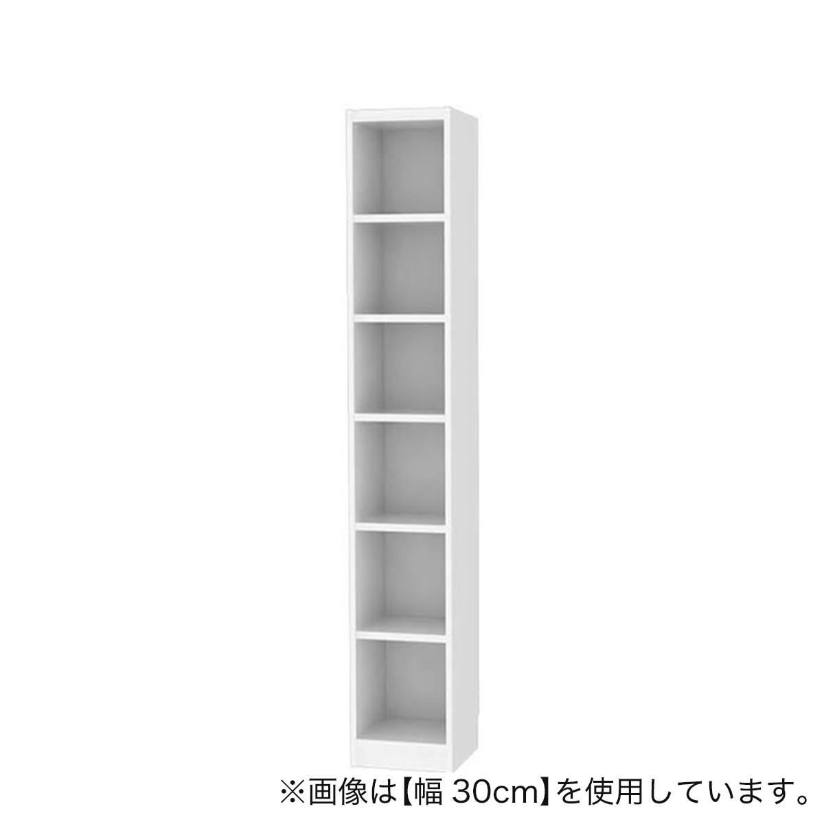 ニトリ セミオーダーラック 奥行29cm(幅55×高さ120cm DK） 本棚 セミ
