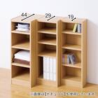 セミオーダーラック強化棚 奥行44cm (幅50×高さ150cm WT) 10枚目画像