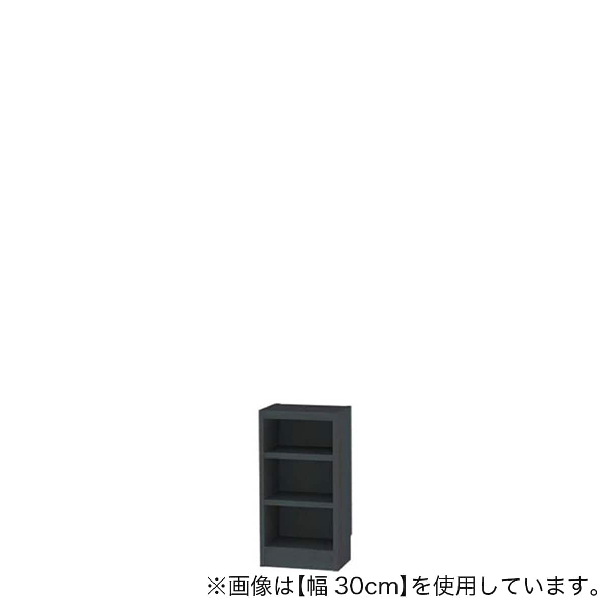 セミオーダーラック強化棚 奥行19cm (幅80×高さ198cm BK) | ニトリ