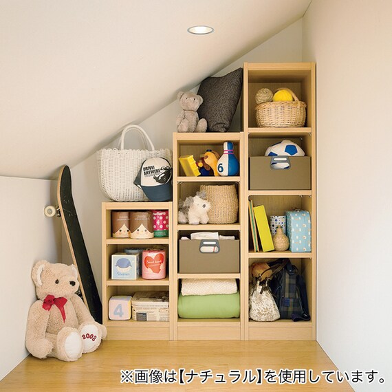 セミオーダーラック強化棚 奥行44cm (幅15×高さ60cm BK) 13枚目画像