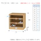 セミオーダーラック強化棚 奥行44cm (幅15×高さ60cm GY) 14枚目画像