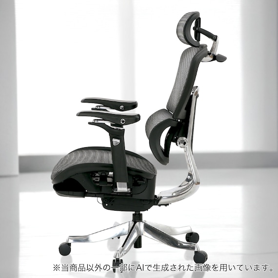 ハイパフォーマンスオフィスチェア(OC907 BK) 16枚目画像