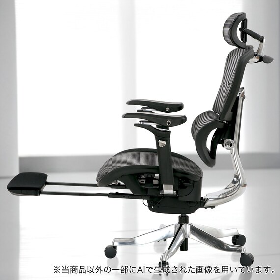 ハイパフォーマンスオフィスチェア(OC907 BK) 18枚目画像