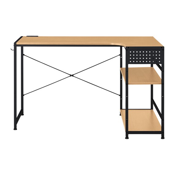 L型コーナーデスク(ZK012 72 LBR) 3枚目画像