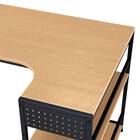 L型コーナーデスク(ZK012 72 LBR) 15枚目画像