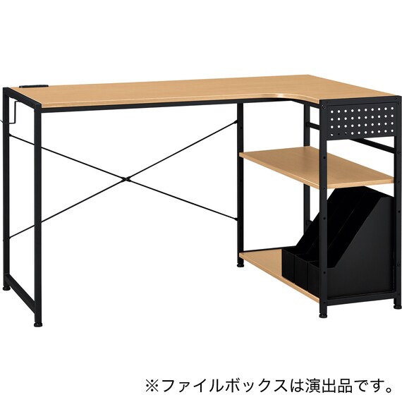 L型コーナーデスク(ZK012 72 LBR) 18枚目画像