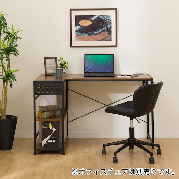 L型コーナーデスク(ZK012 72 MBR) 6枚目画像