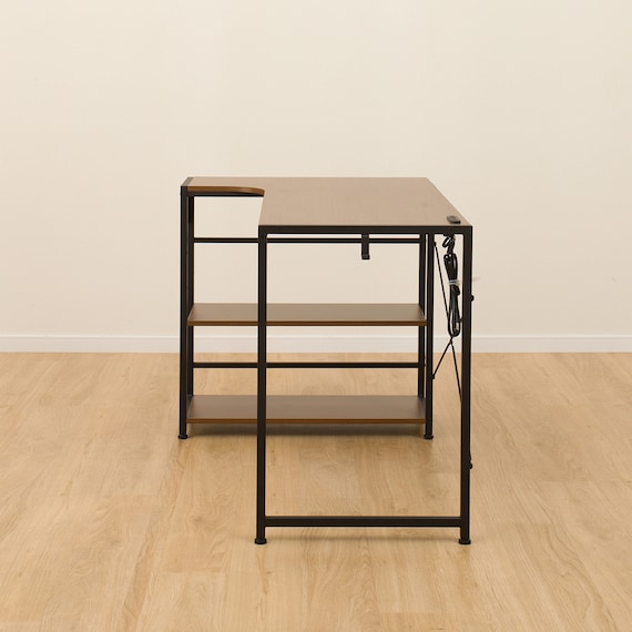 L型コーナーデスク(ZK012 72 MBR) 9枚目画像