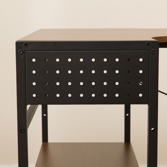 L型コーナーデスク(ZK012 72 MBR) 13枚目画像