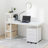 デスク(ステインSN01-120 WH)