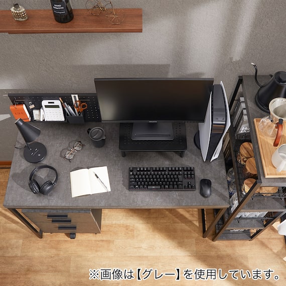 デスク(ステインSN01-120 WH) 13枚目画像