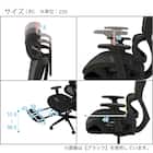 オフィスチェア(OC707 エラストマーメッシュ WH/WH) 36枚目画像