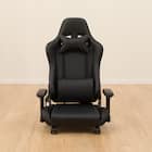 ゲーミングチェア ロータイプ(GM703N BK/BK) 3枚目画像