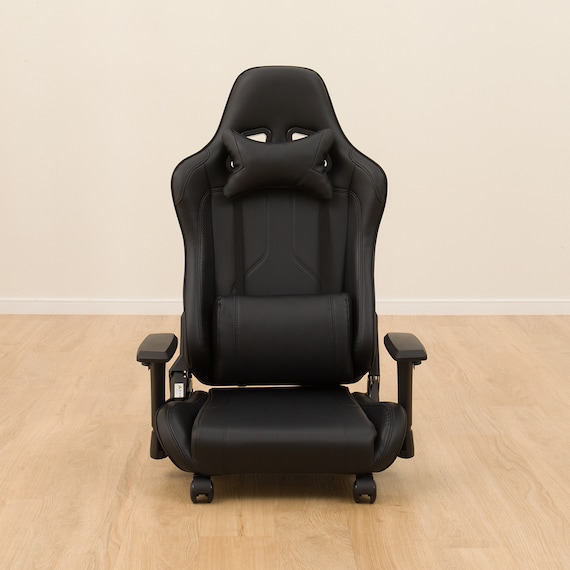 ゲーミングチェア ロータイプ(GM703N BK/BK) 3枚目画像