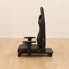 ゲーミングチェア ロータイプ(GM703N BK/BK) 4枚目画像