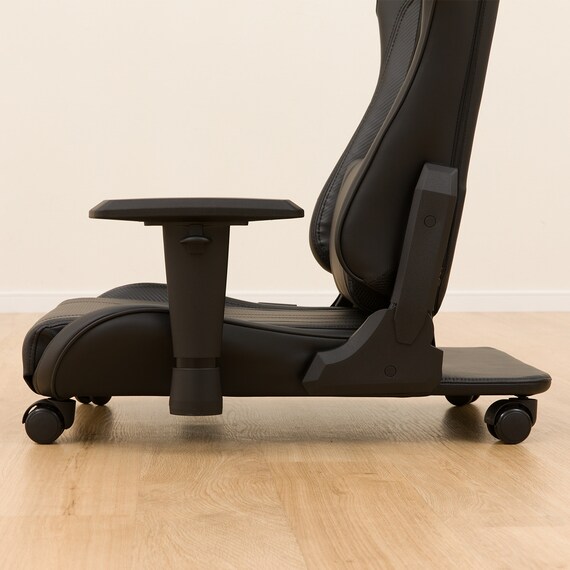 ゲーミングチェア ロータイプ(GM703N BK/BK) 12枚目画像