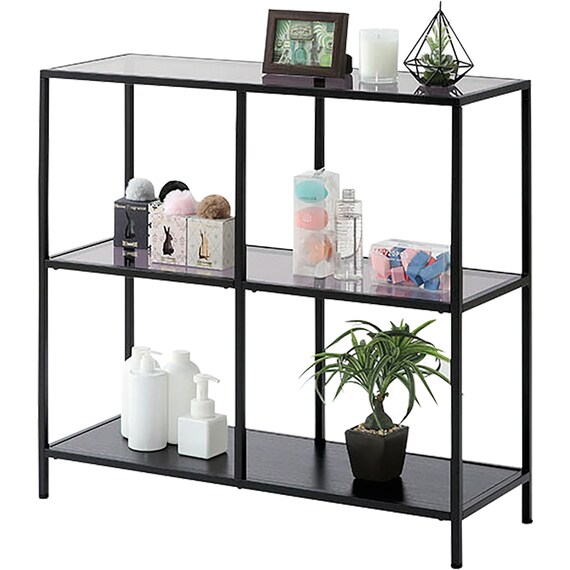 ディスプレイガラスシェルフ(GL001 7985 BK) 3枚目画像