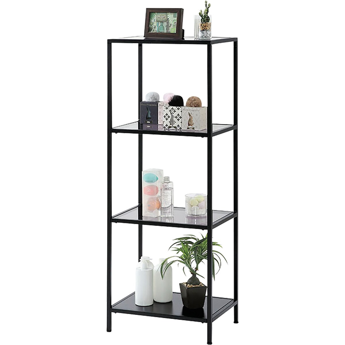 専用出品　ガラスシェルフ 専用出品 ガラスシェルフ スクエアシェルフ 2個1セット (金具のみ)