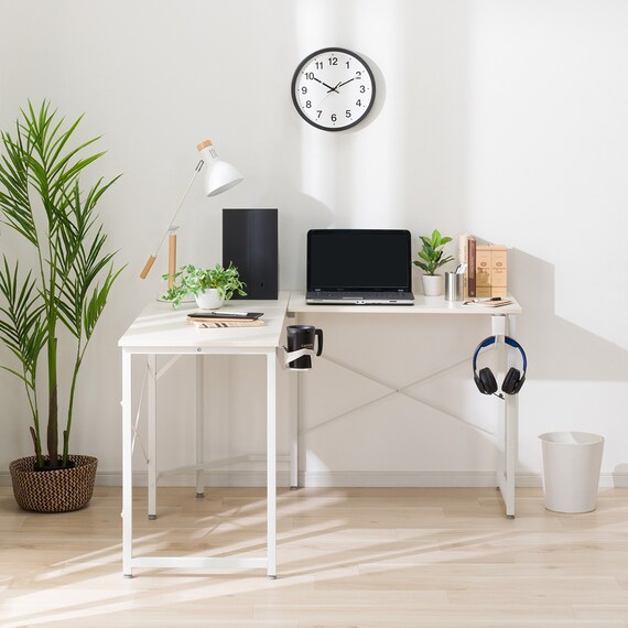 L型コーナーデスク(ZK007 N128 WW) 2枚目画像