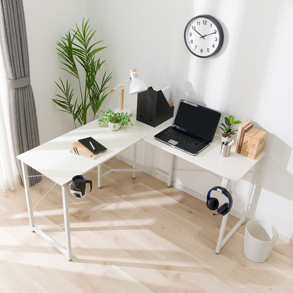 L型コーナーデスク(ZK007 N128 WW) 3枚目画像