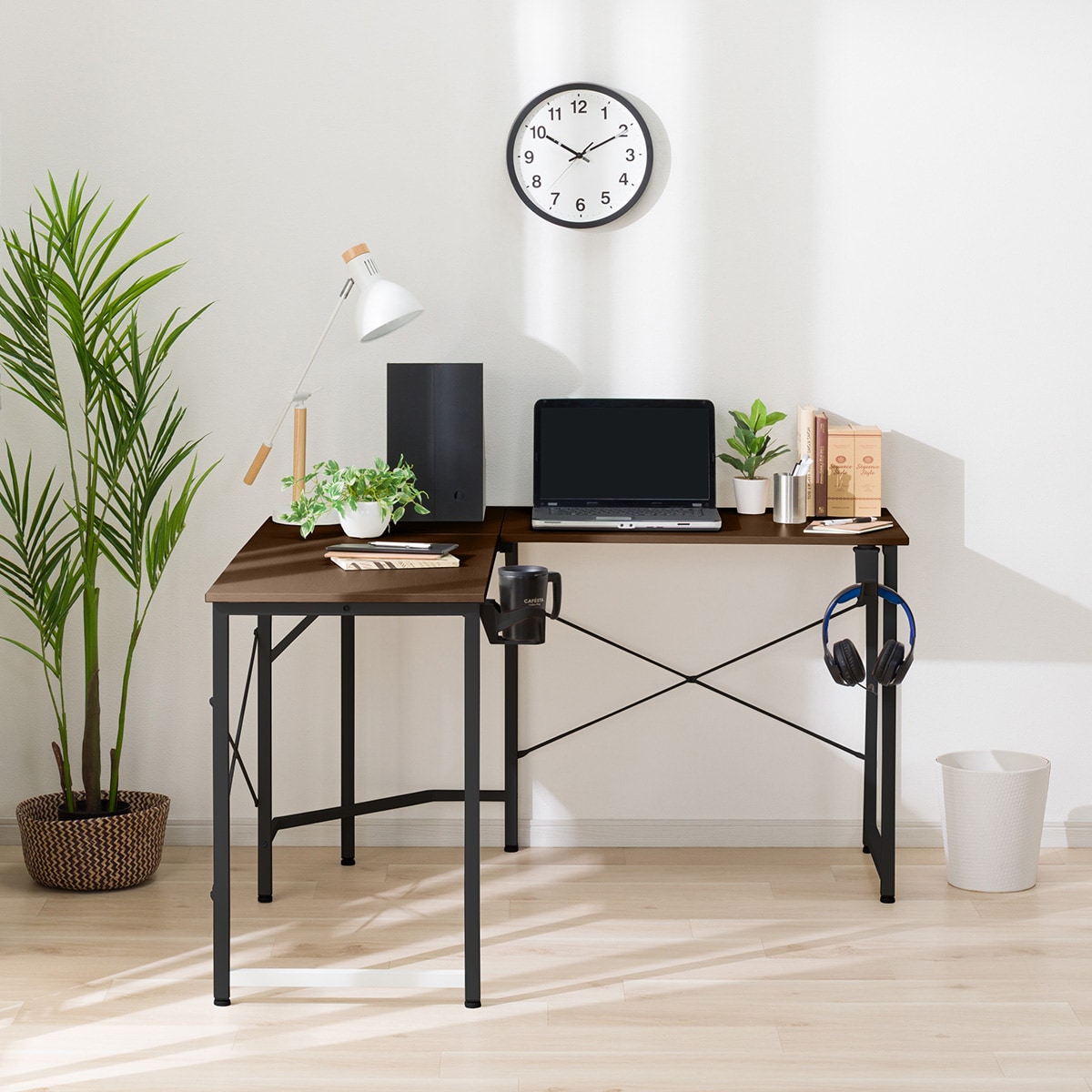 INNOVATOR パソコンデスク L型コーナーデスク(ZK007 N128 MBR) | ニトリネット【公式