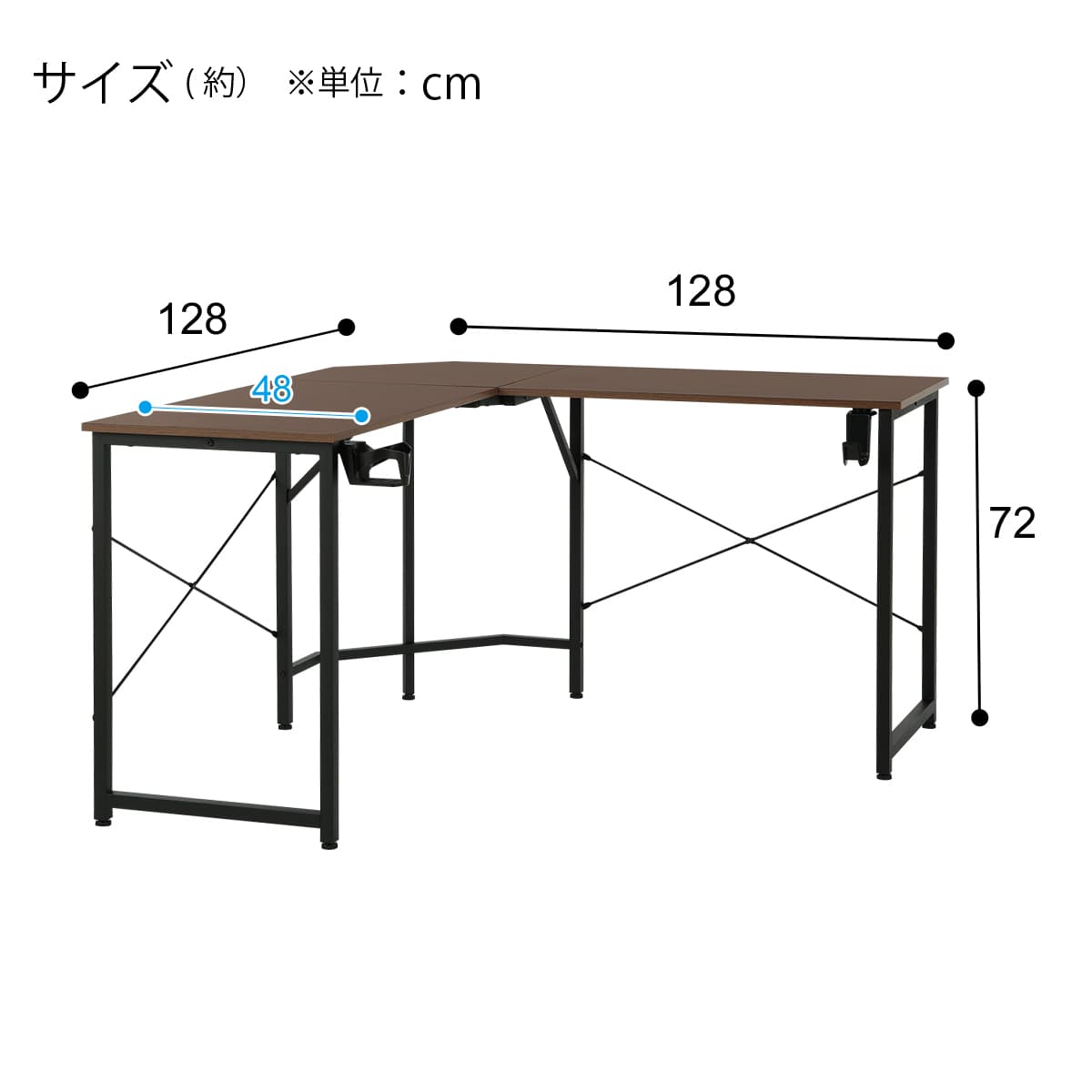 ニトリ L型デスク VOX150R-LBR （投稿ID : 1j1mn6） ニトリ（NITORI） ゲーミングL型コーナーデスク(GM003 160 BK/RE