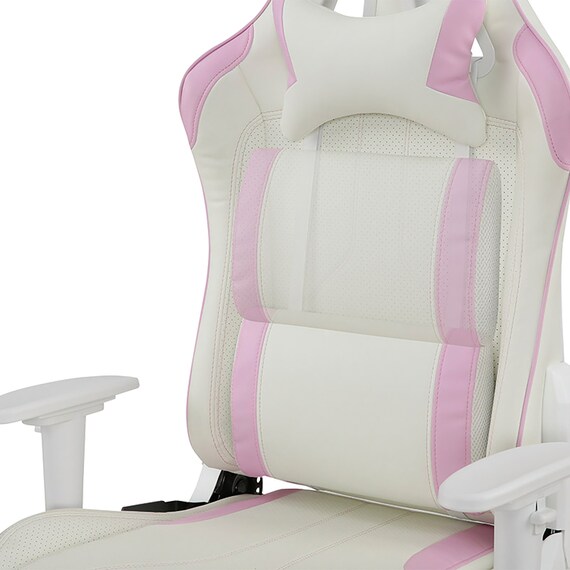 ゲーミングチェア(GM709 WH/PU) 20枚目画像