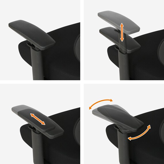 オフィスチェア(OC508N BK) 13枚目画像