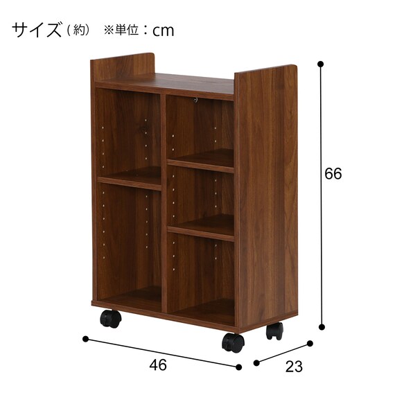 シェルフワゴン(KA003 MBR) 12枚目画像