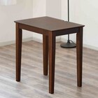 天然木引出し付きデスク (幅70cm ウォールナット BR) 1枚目画像