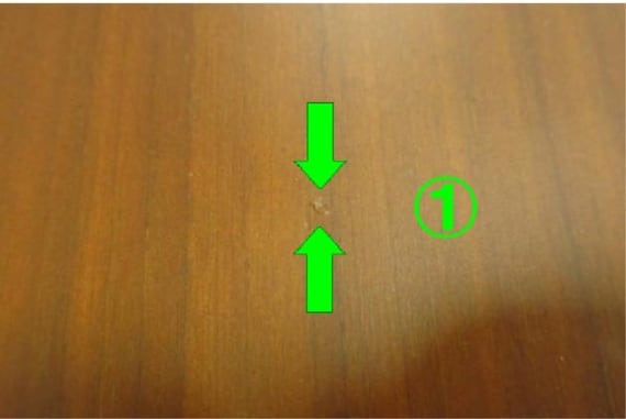 デスク アスコット90 BR 7枚目画像