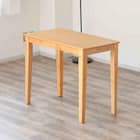 天然木引出し付きデスク (幅90cm オーク NA) 1枚目画像