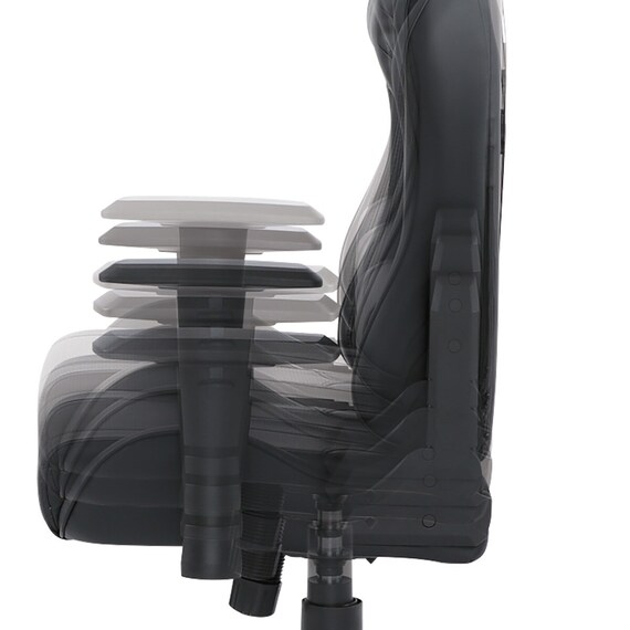 ゲーミングチェア(GM707 スモールサイズ BK/BK) 13枚目画像