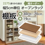Fフォースター オーダーラック 奥行19cm用 追加棚