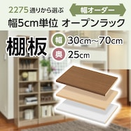 Fフォースター オーダーラック 奥行25cm用 追加棚