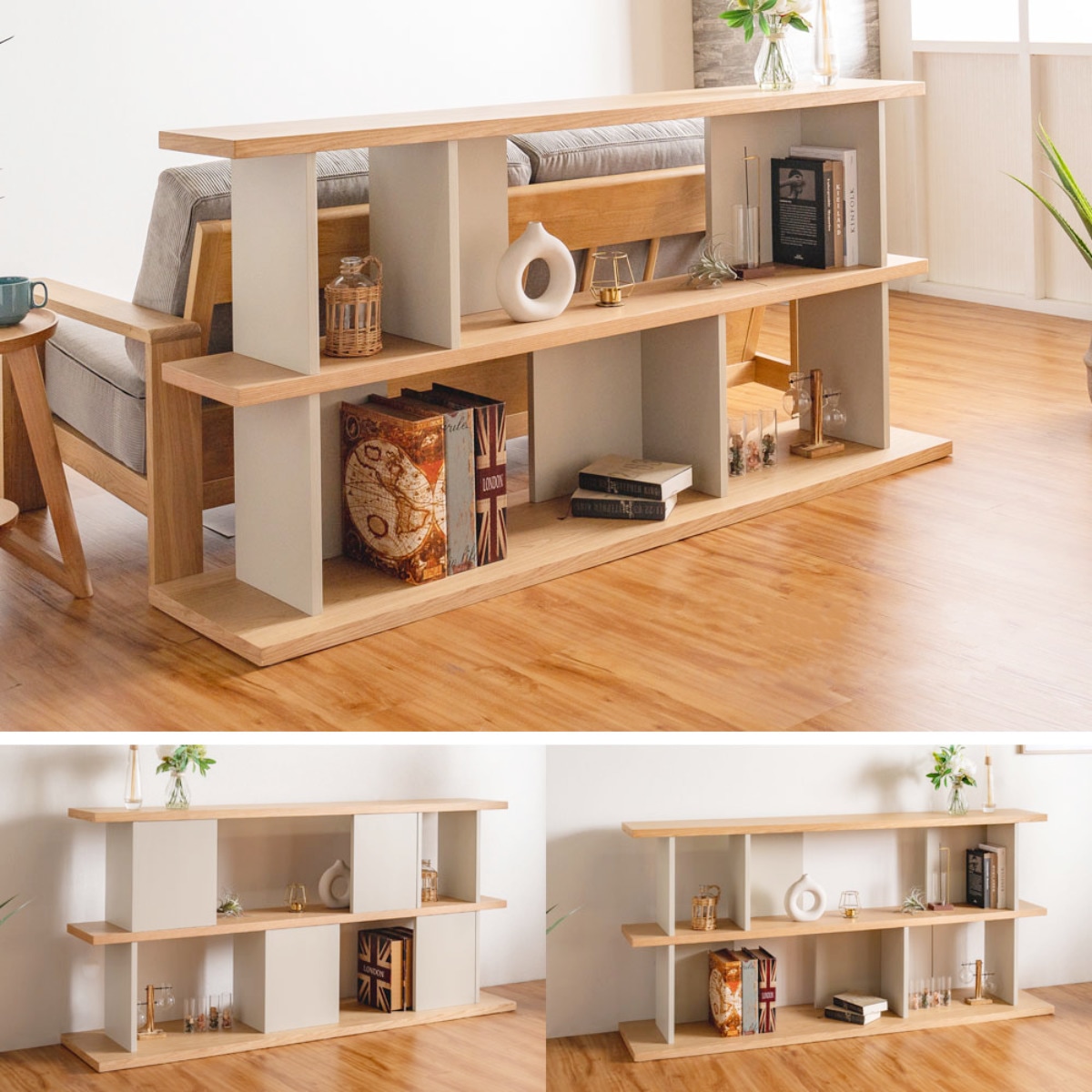 ツートンカラーシェルフ (幅180cm) | ニトリネット【公式】 家具