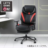 ゲーミングチェア(GM717 BK/RE)